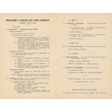 Cours Notre-Dame. Établissement d'Enseignement Secondaire et Supérieur pour jeunes filles.