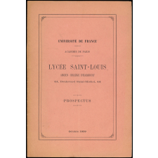 Prospectus du Lycée Saint-Louis. 