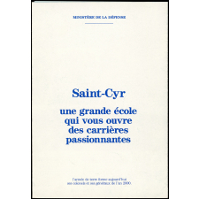 Saint-Cyr, une grande école qui vous ouvre des carrières passionnantes.
