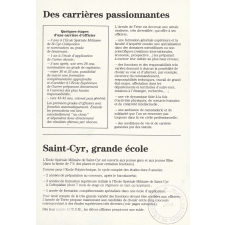 Saint-Cyr, une grande école qui vous ouvre des carrières passionnantes.