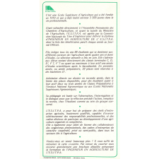 École Supérieure d'Ingénieurs et de Techniciens Pour l'Agriculture (ESITPA). Ingénieur en agriculture, pourquoi pas vous?