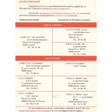 Le C.A.P. par unités capitalisables dans le cadre de la formation professionnelle continue.
