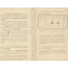 Cours Notre-Dame. Établissement d'Enseignement Secondaire et Supérieur pour jeunes filles.
