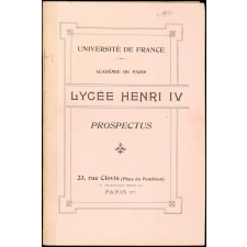 Prospectus du Lycée Henri IV.