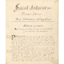 Vie de saints