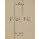 Faustinet : livret d'opérette