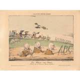 La chasse aux lettres : Scène de l'Ancienne histoire de france