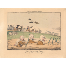 La chasse aux lettres : Scène de l'Ancienne histoire de france