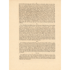 Lettres patentes du Roi, Portant Règlement pour l'administration des Collèges dépendans des Universités, & notamment de celui de Louis-le-Grand.