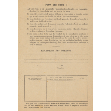 Inspection dentaire scolaire.
