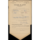 Bulletin de santé (destiné aux parents).