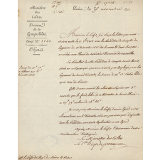 Lettre administrative. 
