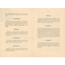 Emploi des boîtes de secours placées dans les écoles primaires et maternelles de la Ville de Paris. Premiers soins à donner aux enfants.