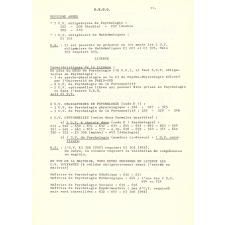 Unité d'Enseignement et de Recherche de Sciences Psychologiques et de Sciences de l'Éducation. Université de Paris X - Nanterre. Organisation des études pour l'année universitaire 1973-1974.


   
