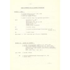 U.E.R. d'Histoire. Université de Paris X - Nanterre. Organisation des études pour l'année universitaire 1973-1974.


   
