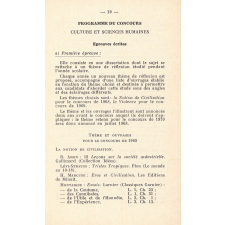 École des Hautes Études Commerciales. Conditions d'admission. Année 1967-1968.