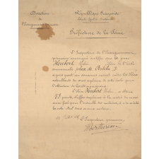 Attestation des résultats obtenus au concours ouvert entre les redoublants du CS pour l'obtention de livrets municipaux.