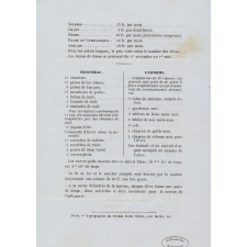 Institution des dames de Sainte-Clotilde. Prospectus. 