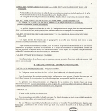 Règlement intérieur