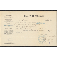 Commune d'Autretot. Ecole de filles. Liste des candidates au Certificat d'études primaires, 1ère session 1911.