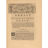 Arrêt du Conseil d'État du Roy, Qui ordonne que tous Buissonniers et Gens sans qualité seront teus, pour pouvoir enseigner en Ville, l'Art de l'Ecriture et de l'Arithmétique, de se munir de permissions annuelles de la Communauté des Maîtres Experts Jurés Ecrivains, et attribue la connoissance des contraventions à M. le Lieutenant Général de Police, comme Commissaire du Conseil.