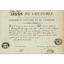 Certificat d'études et de conduite.