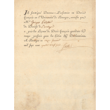 Certificat de scolarité. 
