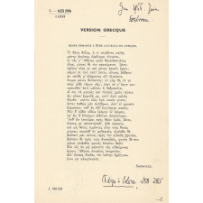 Sorbonne et concours de l'ENS de Sèvres. Sujets de grec. Sujets (1966). 