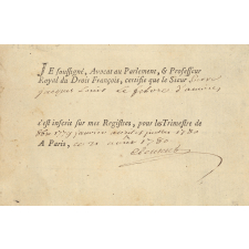 Certificat de scolarité.