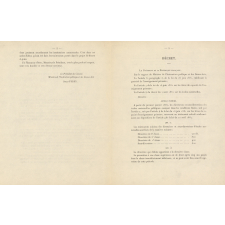 Rapport au Président de la République et décret du 10 octobre 1881.