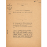 Instruction ministérielle relative à l'accomplissement, par les membres de l'enseignement public, des périodes d'instruction dans la réserve et dans l'armée territoriale.
