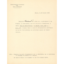 Conservatoire national des Arts et Métiers. Convocations à des examens. 