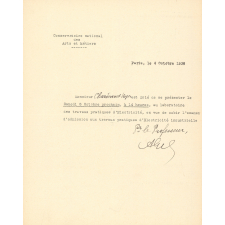 Conservatoire national des Arts et Métiers. Convocations à des examens. 