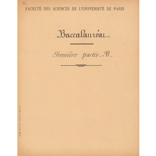Baccalauréat. Dossiers d'inscription, sujets, résultats. 