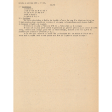 Examen d'entrée en sixième 1959. Sujets. 