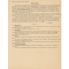 Examen d'entrée en sixième 1959. Sujets. 