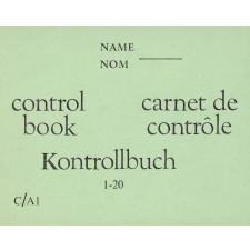 Carnet de contrôle = control book = Kontrollbuch. 1-20