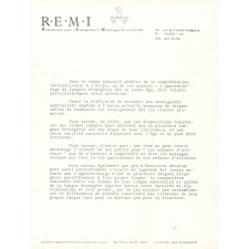 R.E.M.I. : Réalisations pour l'Enseignement Multilingue International