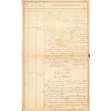 Académie départementale du Pas-de-Calais. Commune de Guines. Registre d'ordre et de correspondance.