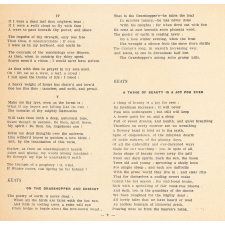 The romantic Poets (II)