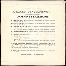 J'apprends l'allemand : disques de prononciation : classe de sixième