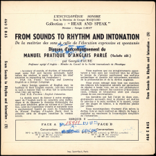 From Founds to Rythm and Intonation = De la maîtrise des sons à celle de l'élocution expressive et spontanée. 5ème disque, conversations