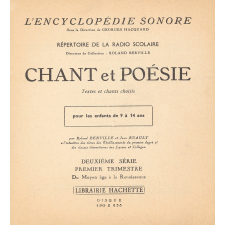 Chant et poésie pour les enfants de 9 à 14 ans