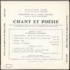 Chant et poésie pour les enfants de 9 à 14 ans