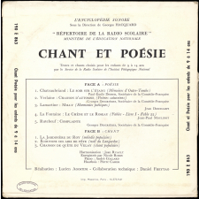 Chant et poésie pour les enfants de 9 à 14 ans