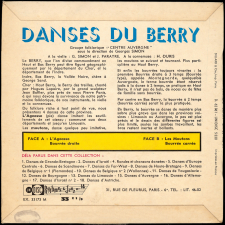Danses du Berry. .