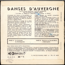 Danses d'Auvergne. .