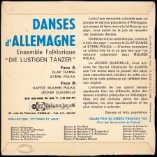 Danses d'Allemagne. .
