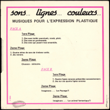 Sons, lignes, couleurs. Musiques pour l'expression plastique.