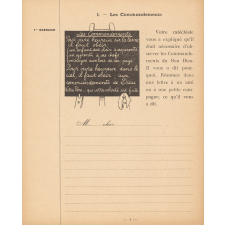 Mon cahier d'instruction religieuse : Méthode Quinet : Cours moyen : Deuxième cahier : Morale